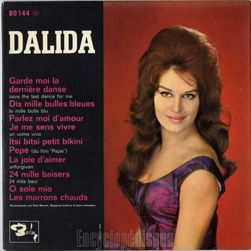 [Pochette de Garde-moi la dernire danse, Pepe, O sole mio… (DALIDA)]