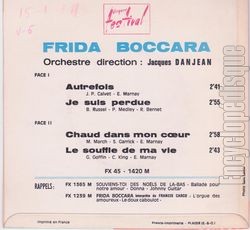 [Pochette de Autrefois (Frida BOCCARA) - verso]