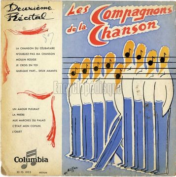 [Pochette de Deuxime rcital (Les COMPAGNONS DE LA CHANSON)]