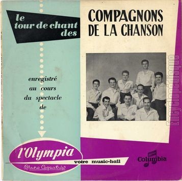 [Pochette de Le tour de chant des Compagnons de la Chanson  l’Olympia (Les COMPAGNONS DE LA CHANSON)]