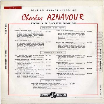 [Pochette de Believe in me ! (Charles AZNAVOUR) - verso]