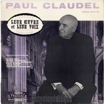 [Pochette de Paul Claudel (LEUR OEUVRE ET LEUR VOIX)]