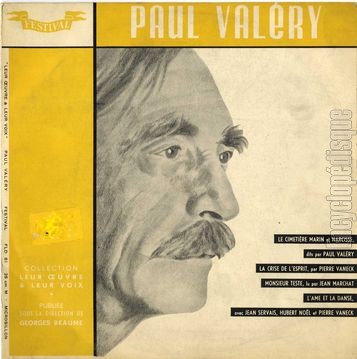 [Pochette de Paul Valry (LEUR OEUVRE ET LEUR VOIX)]