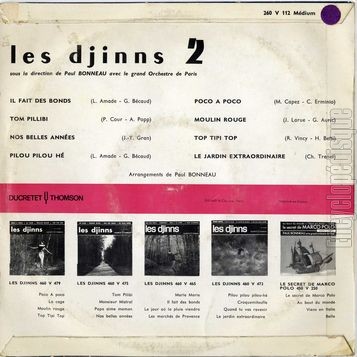 [Pochette de Elles sont 60 : Les Djinns 2 (Les DJINNS) - verso]