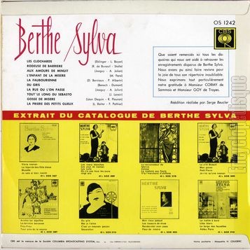 [Pochette de Du gris… (Berthe SYLVA) - verso]