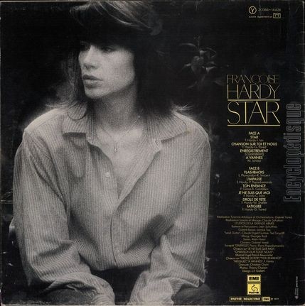 [Pochette de Star (Franoise HARDY) - verso]