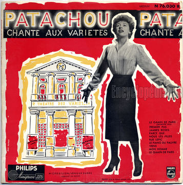 [Pochette de Patachou chante aux Varits - 3me srie (PATACHOU)]