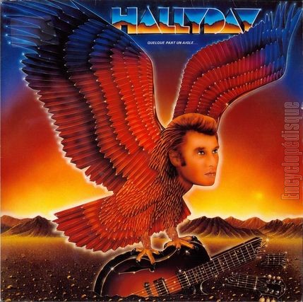 [Pochette de Quelque part un aigle… (Johnny HALLYDAY)]