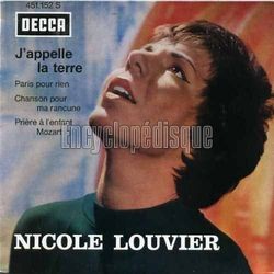 [Pochette de J’appelle la terre (Nicole LOUVIER)]