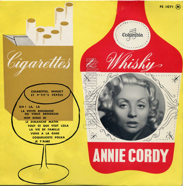 [Pochette de Cigarettes & whisky (Annie CORDY)]