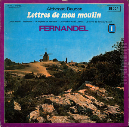 [Pochette de Les lettres de mon moulin - 1 (FERNANDEL)]