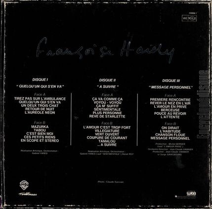 [Pochette de Franoise Hardy (Franoise HARDY) - verso]