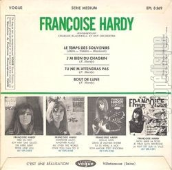 [Pochette de Le temps des souvenirs (Franoise HARDY) - verso]