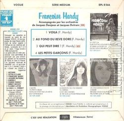 [Pochette de Voil (Franoise HARDY) - verso]