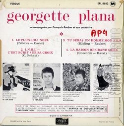 [Pochette de Tu seras un homme mon fils (Georgette PLANA) - verso]