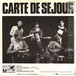 [Pochette de Rhorhomanie (CARTE DE SJOUR) - verso]