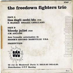 [Pochette de Lisa dagli occhi blu (The FREEDOWN FIGHTERS TRIO) - verso]