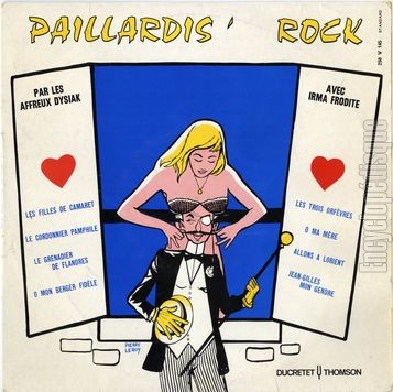 [Pochette de Paillardis’ rock (Les AFFREUX DYSIAK et Irma PHRODITE)]