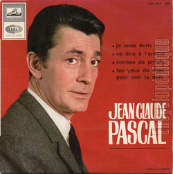 [Pochette de Je vous cris (Jean-Claude PASCAL)]