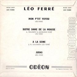 [Pochette de Mon p’tit voyou - N5 (Lo FERR) - verso]