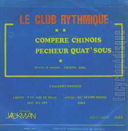 [Pochette de Compre chinois (Le CLUB RYTHMIQUE) - verso]