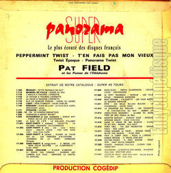 [Pochette de Peppermint Twist (Pat FIELD Et Les PUMAS DE L’OKLAHOMA) - verso]