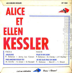 [Pochette de Jalousie (KESSLER SISTERS (Alice et Ellen)) - verso]