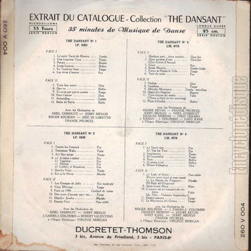 [Pochette de Th dansant n6 (COMPILATION) - verso]