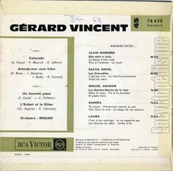 [Pochette de Colorado (Grard VINCENT) - verso]