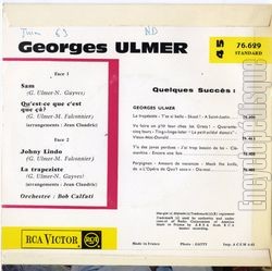 [Pochette de Sam (Georges ULMER) - verso]