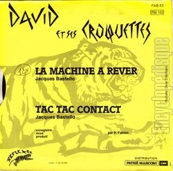 [Pochette de La machine  rver (DAVID ET SES CROQUETTES) - verso]