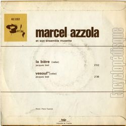 [Pochette de Marcel Azzola joue Jacques Brel (Marcel AZZOLA) - verso]