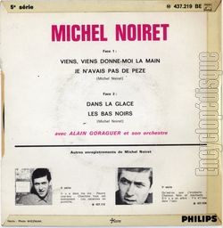 [Pochette de Viens, viens, donne-moi la main (Michel NOIRET) - verso]