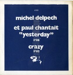 [Pochette de Et Paul chantait "Yesterday" (Michel DELPECH) - verso]