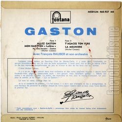 [Pochette de Allez Gaston ! (GASTON) - verso]