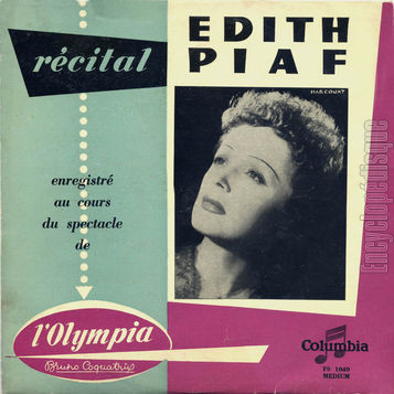 [Pochette de Le tour de chant d’dith Piah  l’Olympia - n1 (dith PIAF)]