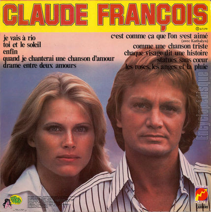 [Pochette de C’est comme a que l’on s’est aim / Je vais  Rio (Claude FRANOIS) - verso]