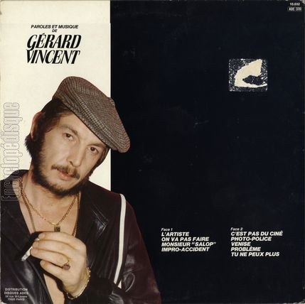 [Pochette de Face aux jurs (Grard VINCENT) - verso]