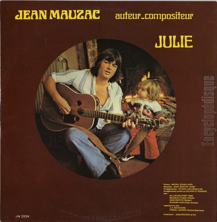 [Pochette de Enregistrement public (Jean MAUZAC) - verso]