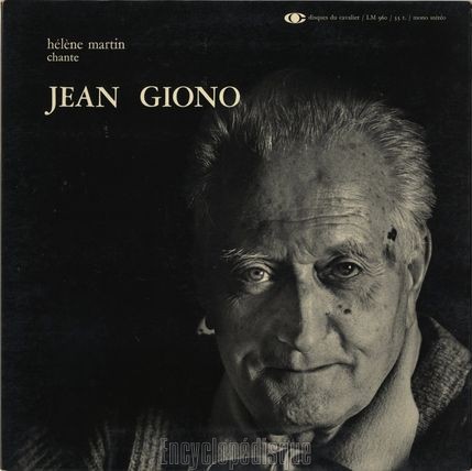 [Pochette de Hlne martin chante Jean Giono (Hlne MARTIN)]