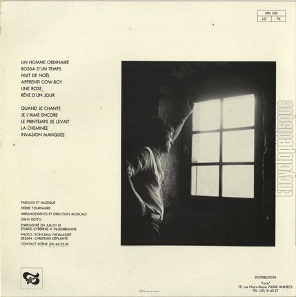 [Pochette de Un homme ordinaire (Pierre TOURNIAIRE) - verso]