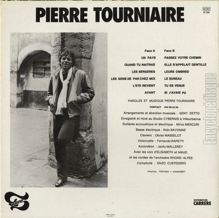 [Pochette de Les gens de par chez moi (Pierre TOURNIAIRE) - verso]