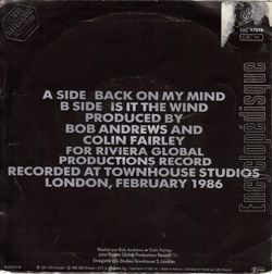 [Pochette de Back on my mind (DOGS) - verso]