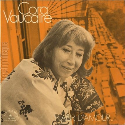 [Pochette de Plaisir d’amour… (Cora VAUCAIRE)]