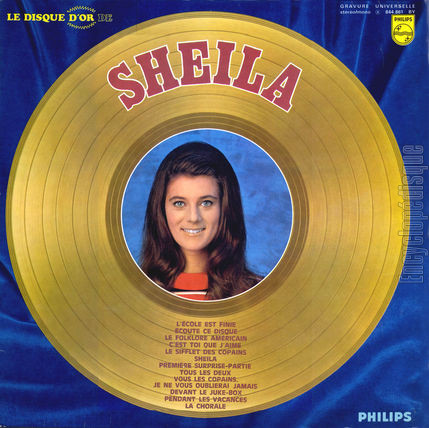 [Pochette de Le disque d’or (SHEILA)]