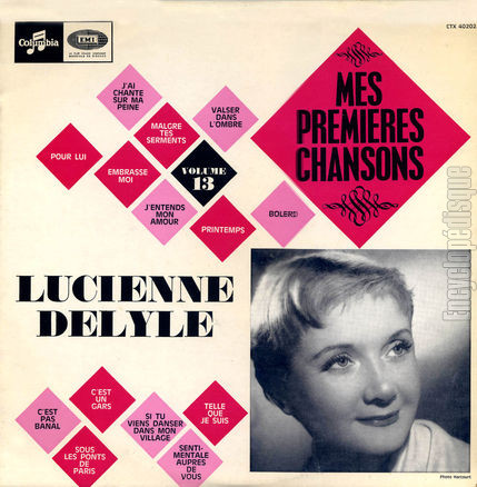 [Pochette de Mes premires chansons (Lucienne DELYLE)]