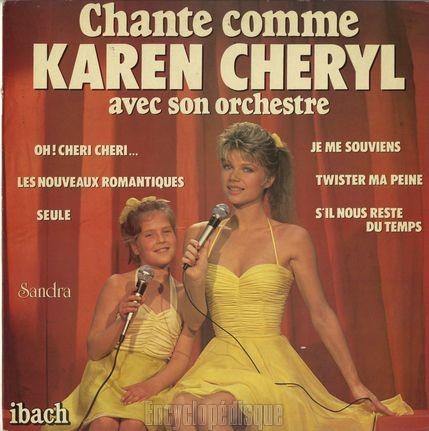 [Pochette de Chante comme Karen Cheryl (Karen CHERYL)]