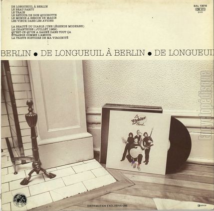 [Pochette de De Longueuil  Berlin (Michel RIVARD) - verso]