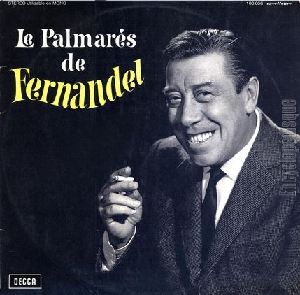 [Pochette de Le palmars de Fernandel (FERNANDEL)]