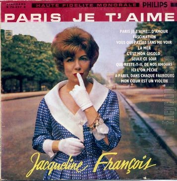 [Pochette de Paris je t’aime - n 9 (Jacqueline FRANOIS)]